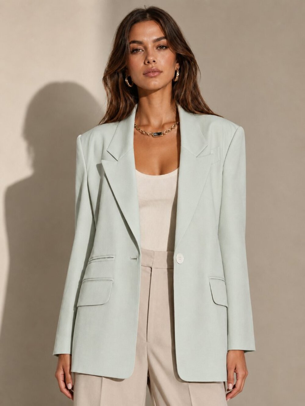 SHONA JOY Sara Blazer in Melon